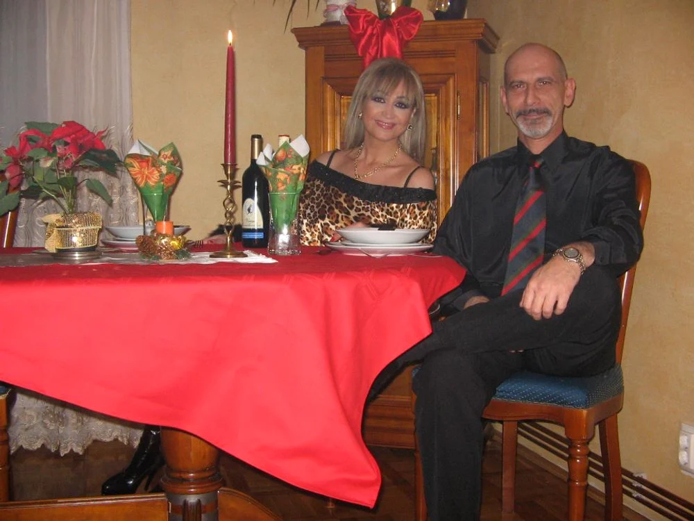 Simona Florescu, alături de noul ei soţ