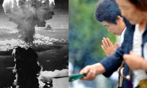 Oraşul japonez Nagasaki comemorează atacul cu bomba atomică jpeg