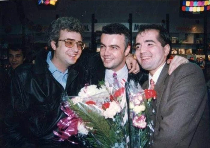 Alături de doi buni prieteni: Adrian Enache și Daniel Iordăchioaie Arhivă personală