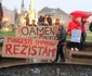 Protest de solidaritate la Timişoara pentru cei de la Pungeşti Foto