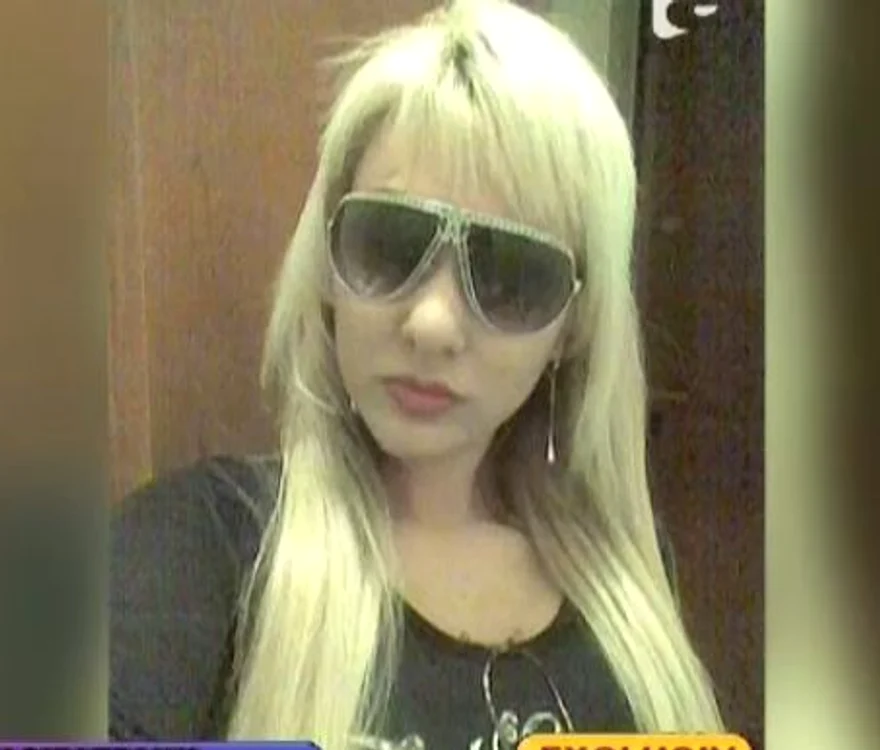 Presupusa amantă a lui Nelu Ploieşteanu (captură Antena 1)