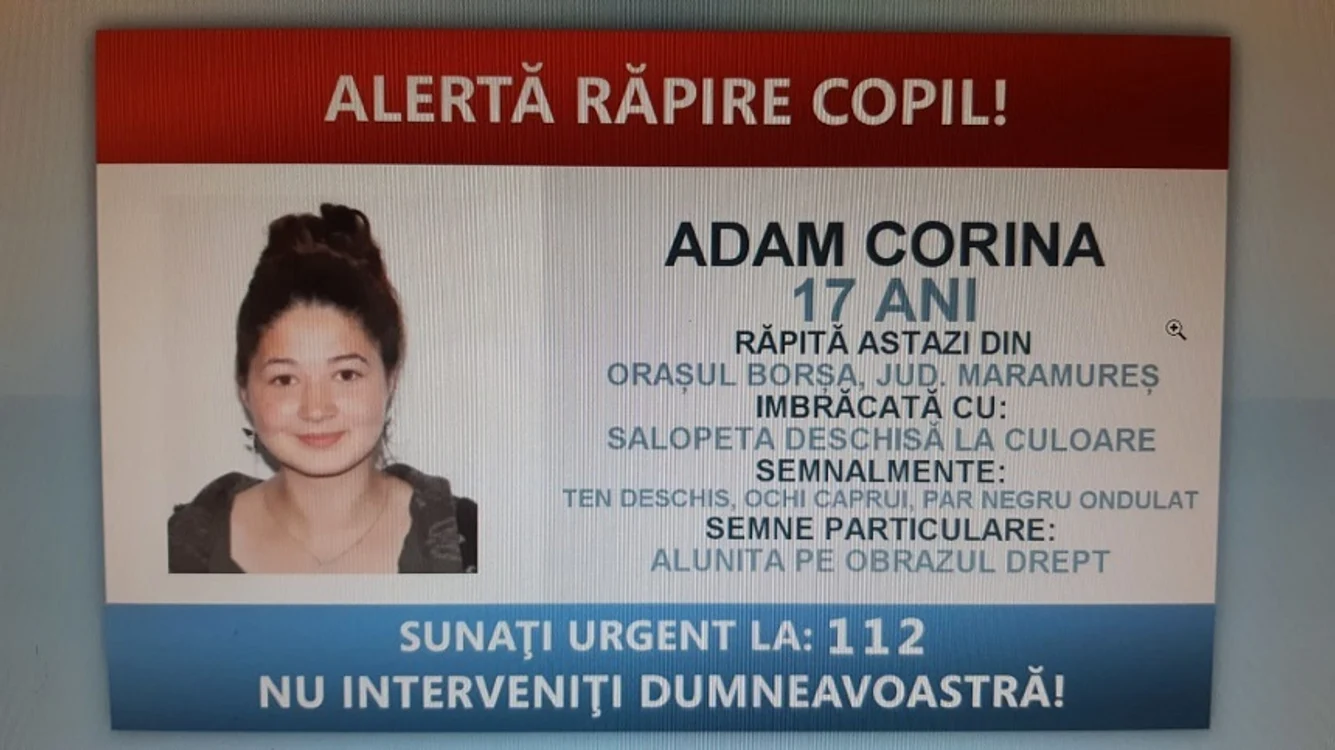 
    Semnalmentele fetei sunt: înălţime 160 cm, greutate 67 kg, ochi căprui, păr negru, creţ şi lung  