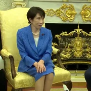 Prim-ministrul japonez Sanae Takaichi și Donald Trump la Washington FOTO: X/@atrupar