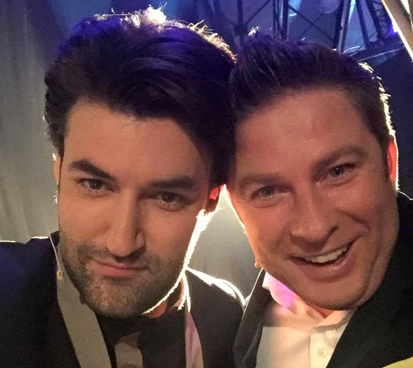 
    Smiley şi Pavel Bartoş improvizează la "Românii au talent", iar momentele amuzante le ies de minuneFoto: arhiva personală  