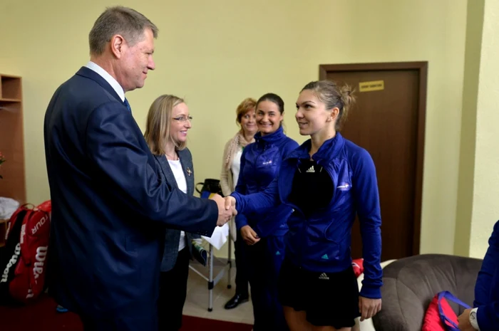 Klaus Iohannis şi Simona Halep FOTO Arhivă personală/Facebook