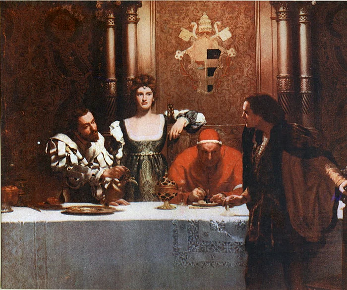 716px A Glass of Wine with Caesar Borgia   John Collier 0 jpg jpeg