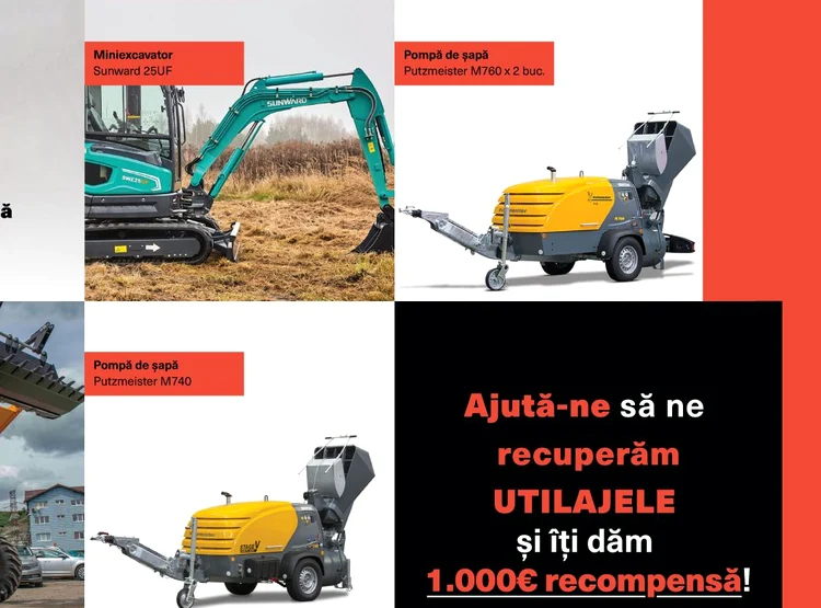 Compania știe cine a sustras utilajele. FOTO: Utilben