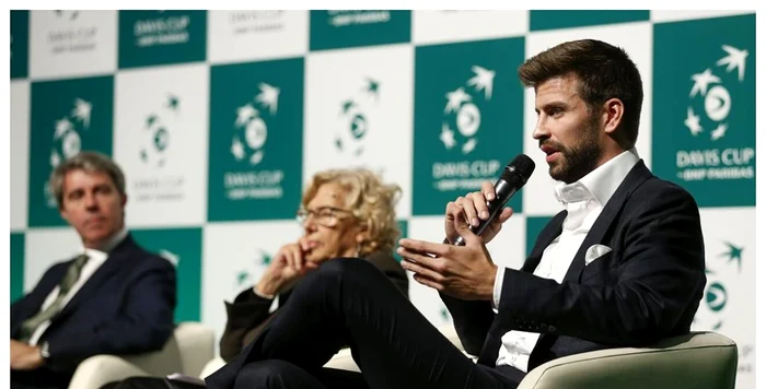 Gerard Pique, fotbalistul care a vrut să revoluționeze tenisul. Foto Marca 