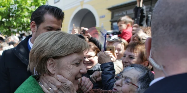 Angela Merkel la Sibiu FOTO Inquam Photos/Octav Ganea