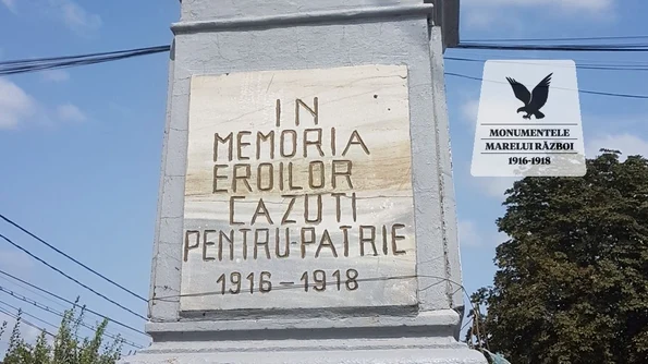 «Monumentele Marelui Război»: Monumentul Eroilor din comuna Vânători, județul Galați / FOTO jpeg