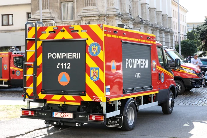 Noile autospeciale au abilitatea de a pulveriza apa sub formă de ceață FOTO IGSU