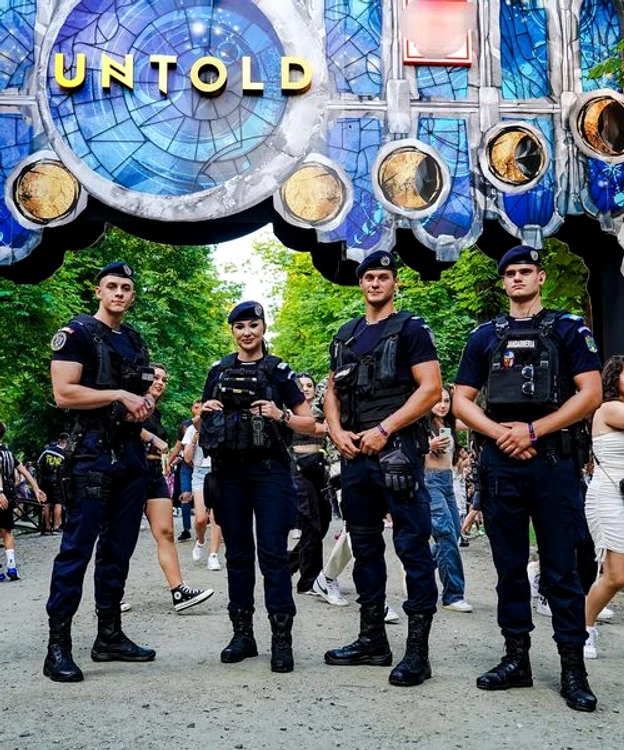 Jandarmeria Română la Untold FOTO: Cont Facebook 