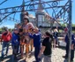Cavalerul de pe Turnul Buzdugan a revenit la Castelul Corvinilor (foto: Primăria Hunedoara)