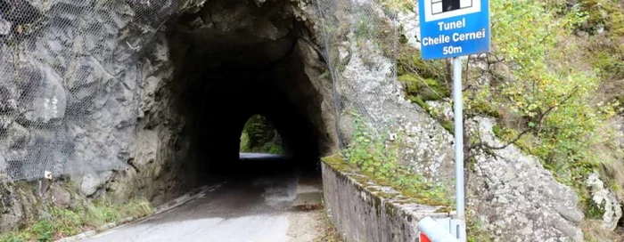 cheile cernei tunel