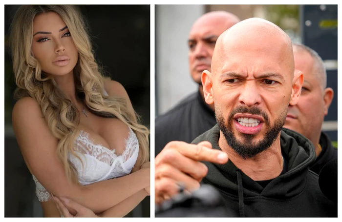 Andrew Tate, amenințări la adresa modelului FOTO: Profimedia