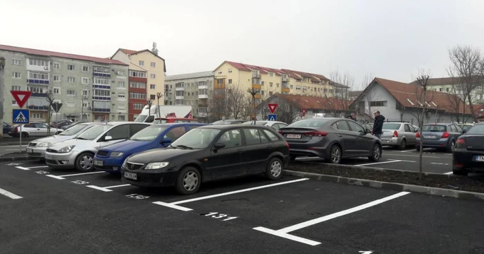 Parcarea nouă în cartierul Girocului din Timişoara