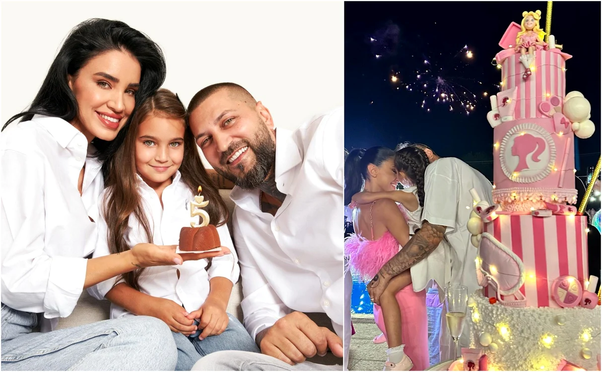 Adelina Pestritu, petrecere tematica Barbie pentru Zeny   Instagram jpg