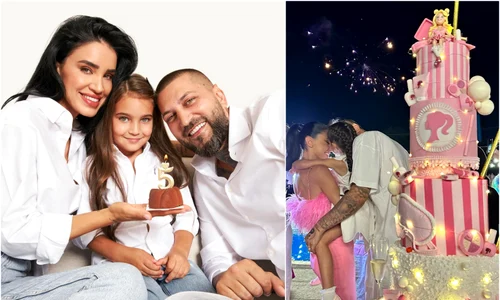 Adelina Pestritu, petrecere tematica Barbie pentru Zeny   Instagram jpg