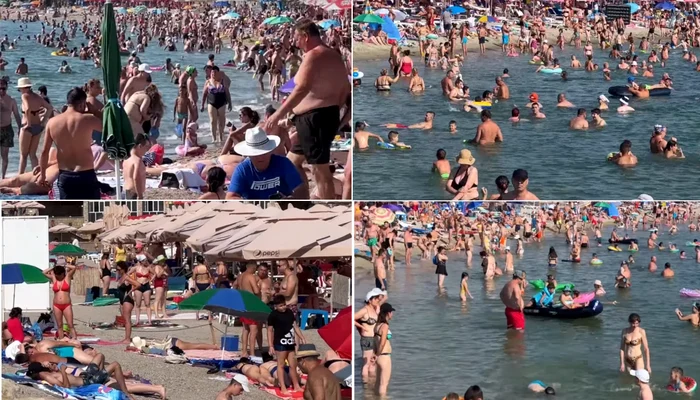 Colaj imagini de pe litoralul românesc în vara 2024