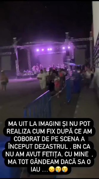 Formație etno rănită pe scenă de furtuna puternică de la Gorj. Cântăreții de la Triton aveau spectacol la Turceni VIDEO 