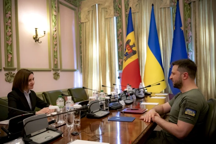 Zelenski o invită pe Sandu la Kiev. FOTO: Presedinte.md