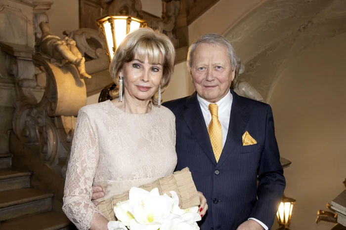 Wolfgang Porsche și soția sa, ClaudiaFOTO Profimedia
