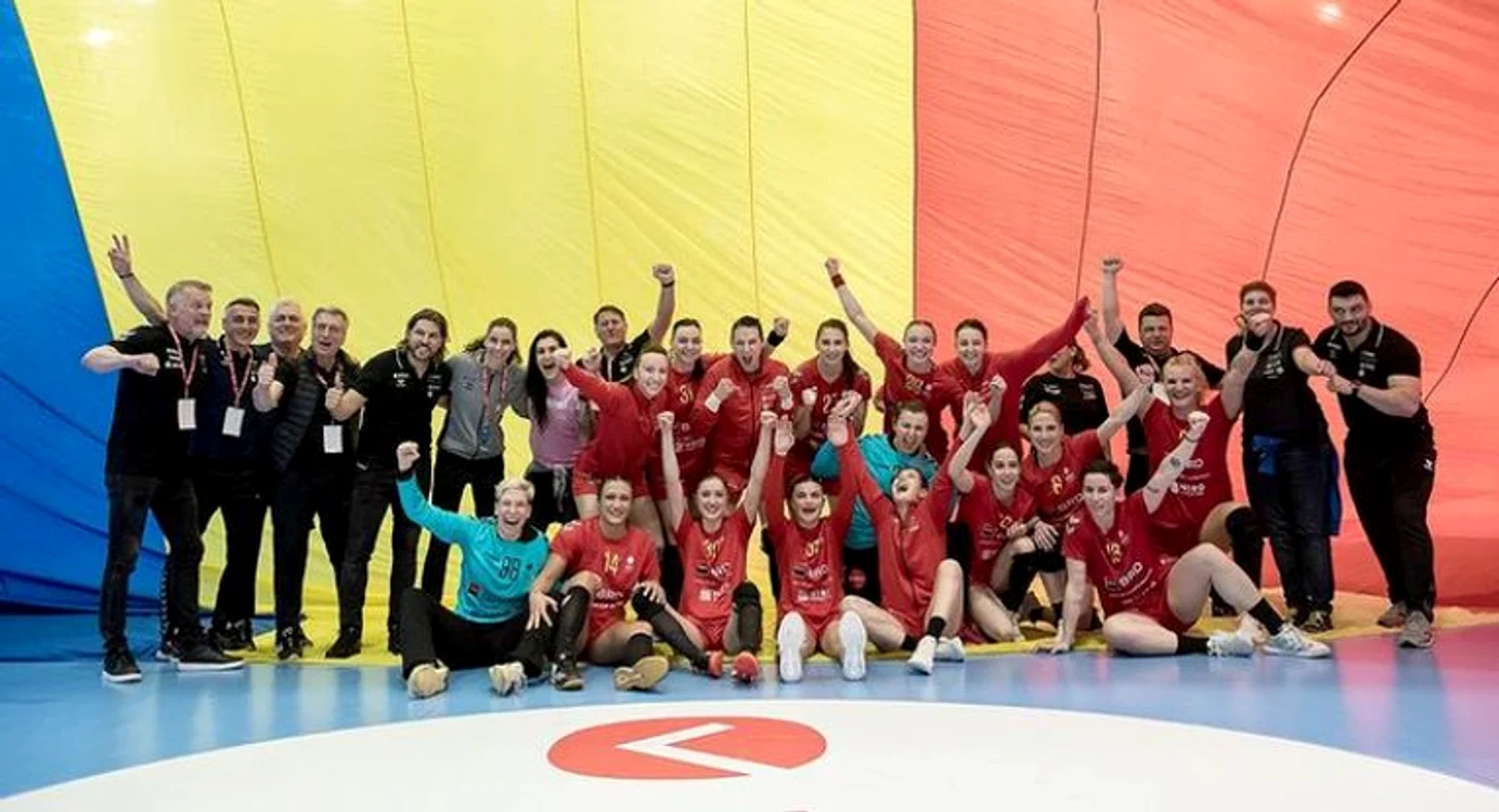 Bucuria româncelor după calificare (FOTO: Instagram/ Cristina Neagu)