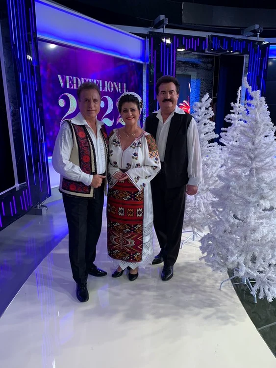 Constantin Enceanu, Steliana Sima și Petrică Mâțu Stoian, la ultimele filmări împreunăFoto: arhivă personală Steliana Sima