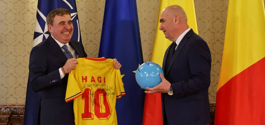 Ilio Bolojan l-a onorat pe Gică Hagi