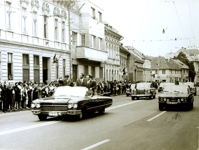 Vizita lui Nicolae Ceaşescu la Braşov. FOTOorasulmemorabil.ro