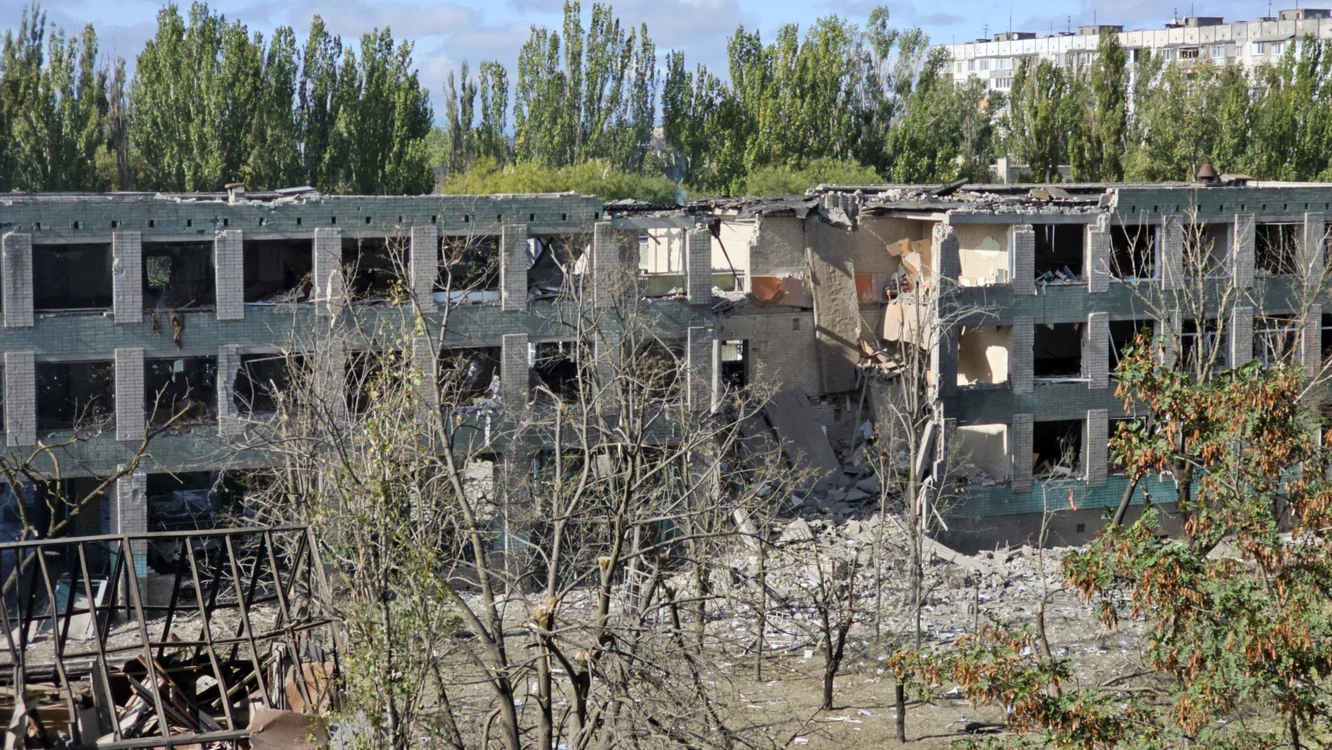 Bombardamente rusești în Herson FOTO PROFIMEDIA