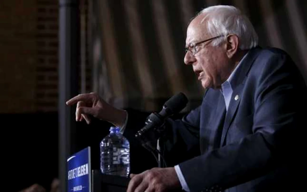Bernie Sanders la Mason City, în Iowa FOTO USA Today