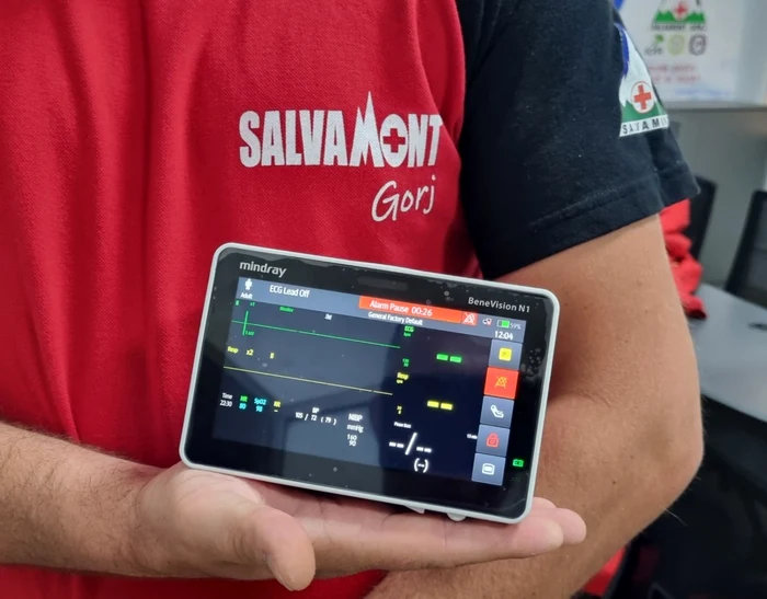 Monitoarele au intrat în dotarea salvamontiştilor gorjeni Foto: C.J. Gorj