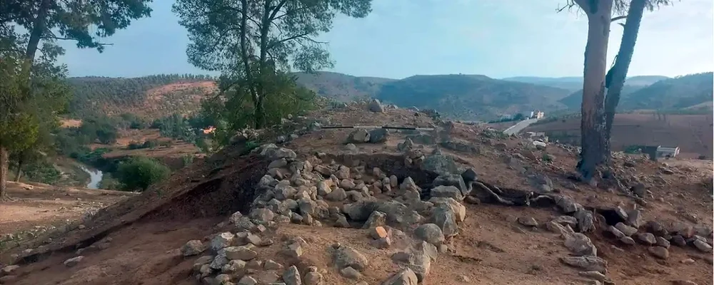 Structura defensivă cercetată la situl Oued Beht