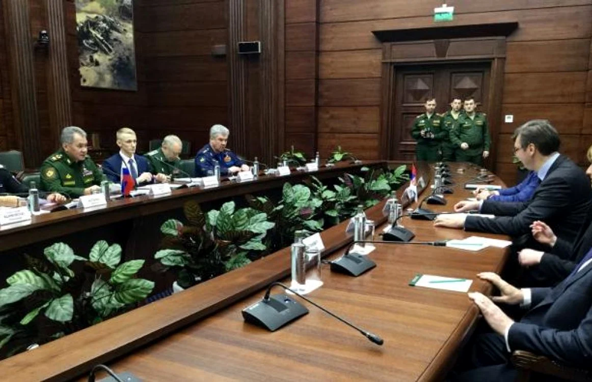 Reuniune, la Moscova, între delegaţiile Rusiei şi Serbiei FOTO Tanjug
