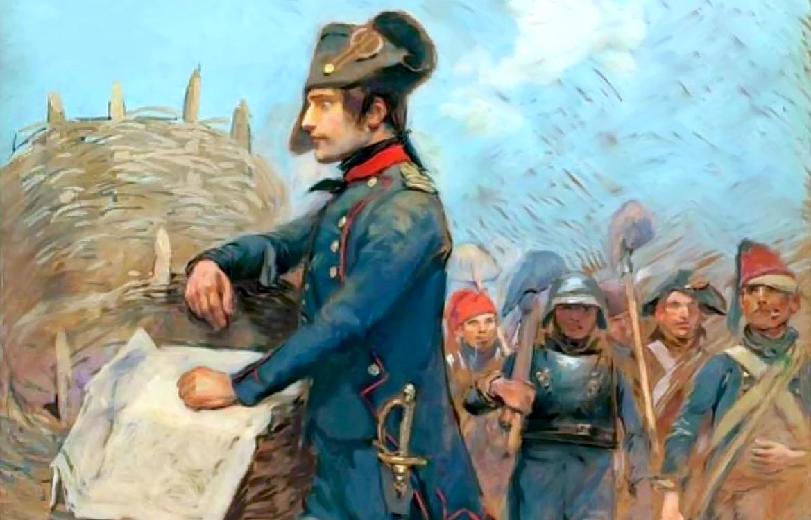 Bonaparte la asediul Toulonului