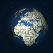 globul pamantesc bani datoria globala  Foto institutul economic mondial jpeg