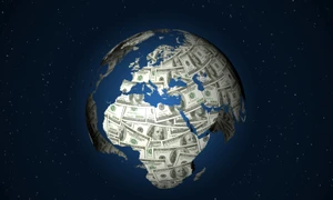 globul pamantesc bani datoria globala  Foto institutul economic mondial jpeg