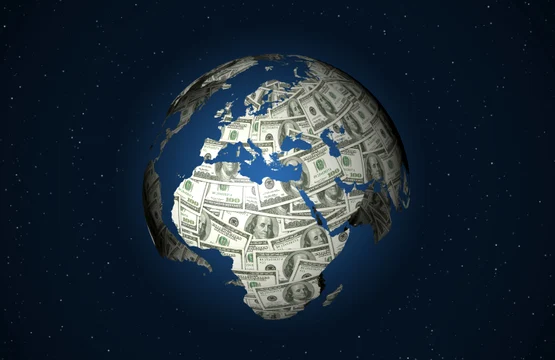 globul pamantesc bani datoria globala  Foto institutul economic mondial jpeg