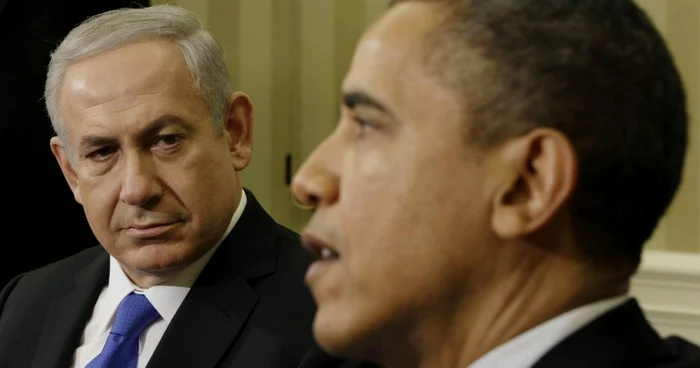 Apropiaţii premierului israelian Benjamin Netanyahu l-au acuzat pe preşedintele SUA Barack Obama că intervine în alegerile din Israel FOTO Reuters