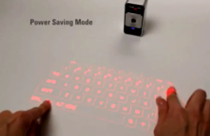 Magic Cube este una dintre tastaturile care proiectează pe orice suprafaţă