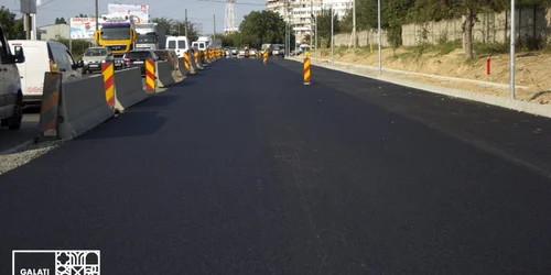 Segmentul de drum vizat de interdicţii la Galaţi FOTO PMG