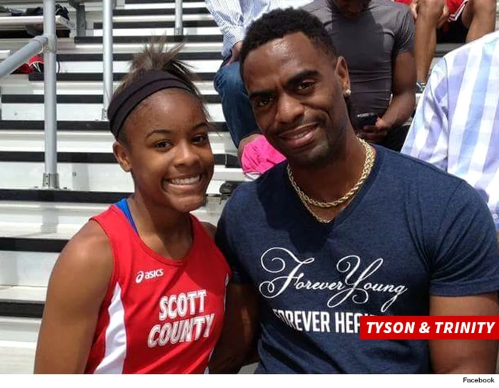 Trinity şi Tyson Gay