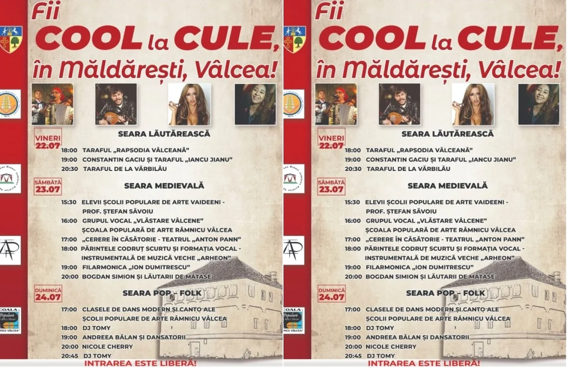 Prima ediţie a festivalului „Fii cool la Culele din Măldăreşti” - Vâlcea Foto DMS