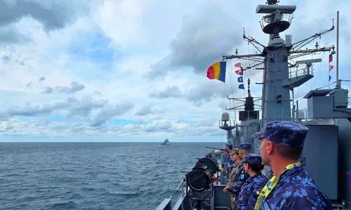 Noua corvetă „Contraamiral August Roman” FOTO MApN / Facebook