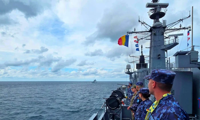 Noua corvetă „Contraamiral August Roman” FOTO MApN / Facebook