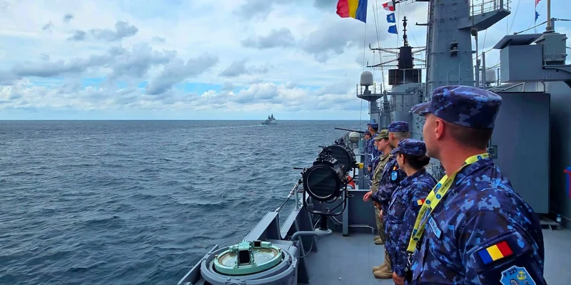 Noua corvetă „Contraamiral August Roman” FOTO MApN / Facebook