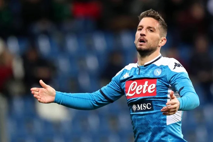 Dries Mertens este atacant la NapoliFOTO: EPA