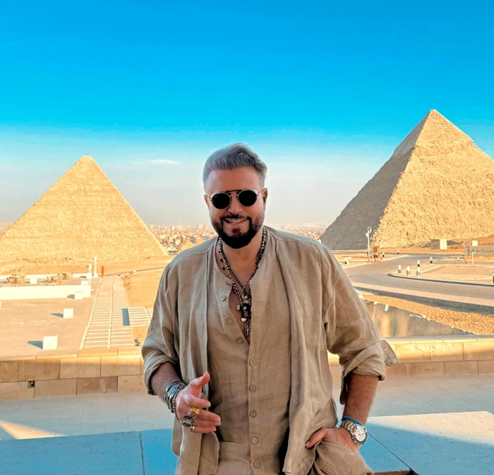 Cătălin Botezatu în Egipt - Foto: Instagram