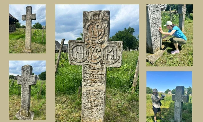 Modele 3D ale crucilor de piatră de la Muzeul Golești (foto: Direcția Patrimoniu Digital  - cIMeC)